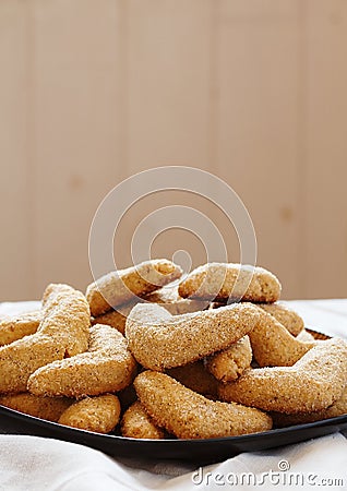 Homemade shugar cookies Stock Photo