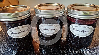 Homemade Sugar free jelly Stock Photo