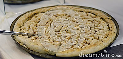 Homemade Traditional macedonian pie Stock Photo
