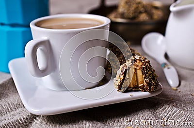 Homemade triangular candy Stock Photo