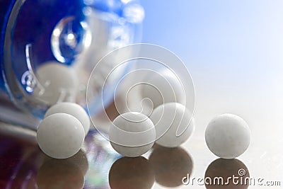 Homeopathic medication Stock Photo