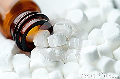 Homeopathic Tissue Salts Stock Photo