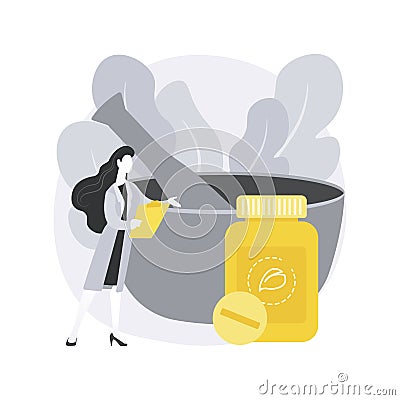 Homeopathy abstract concept vector illustration. Vector Illustration