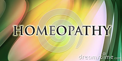 Homeopathy design Stock Photo