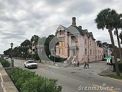 Charleston, South Carolina prepares for Hurricane Irma Editorial Stock Photo