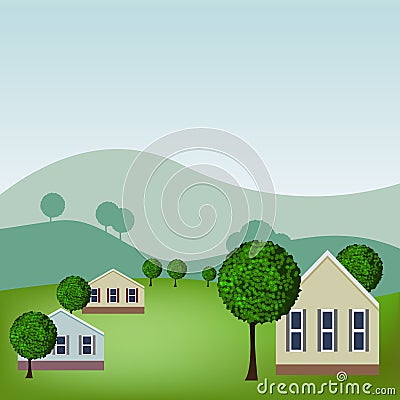 Homes Vector Illustration