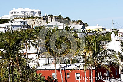 Homes in Bermuda Stock Photo