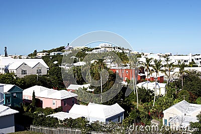 Homes in Bermuda Stock Photo