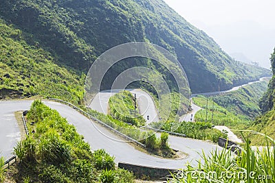 Hometown landscape photo , doc tham ma Stock Photo