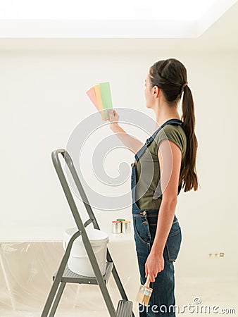 Homework colour pick Stock Photo