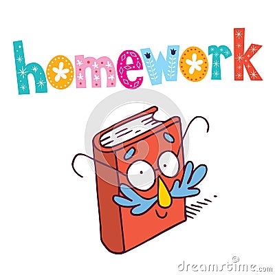 Homework Vector Illustration