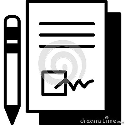 Homework Document which can easily edit and modify Vector Illustration