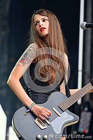 Hominidae (band) at FIB Festival Editorial Stock Photo