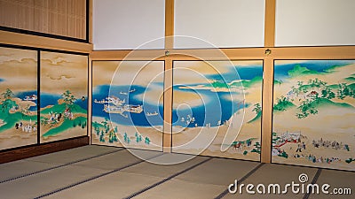 Hommaru Palace of the Nagoya Castle Editorial Stock Photo