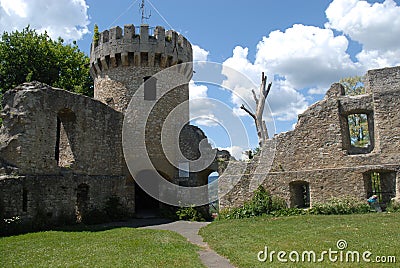 Honberg Castle Ruin Stock Photo