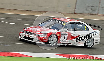 Honda Accord, British Touring Cars Editorial Stock Photo