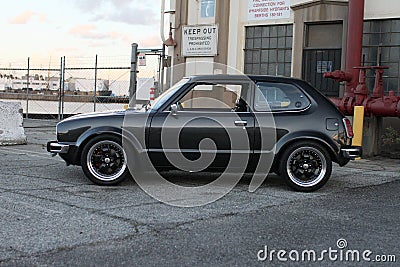 Honda Civic CvCC 1978 - Sleeper car in Los Angeles Editorial Stock Photo