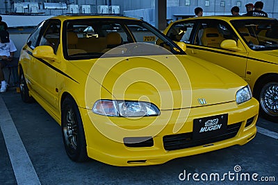 Honda civic mugen at 90201 car show in Pasig, Philippines Editorial Stock Photo