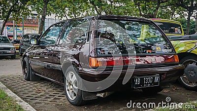 Honda Civic Wonder SB3 hatchback on parking lot Editorial Stock Photo