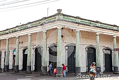 HONDA, COLOMBIA - JANUARY 12, 2024: Honda market square built in 1935 and declared a national monument of Colombia in 1996 Editorial Stock Photo