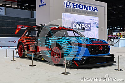 Honda CR-V Hybrid Racer Editorial Stock Photo
