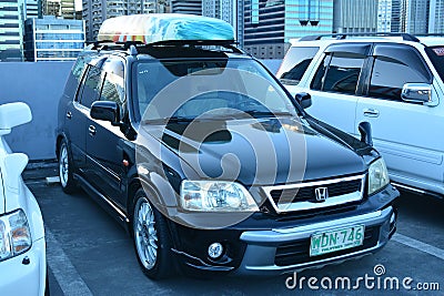 Honda crv at 90201 car show in Pasig, Philippines Editorial Stock Photo