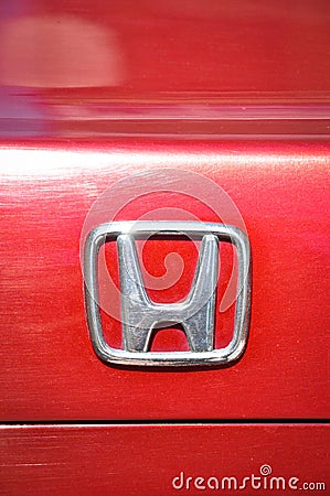 Honda symbol Editorial Stock Photo