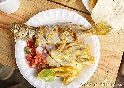 Honduran Food Stock Photo