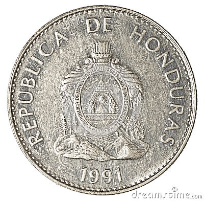 50 Honduran lempira centavos coin Stock Photo