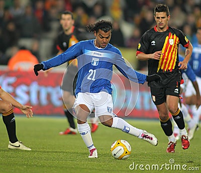Honduran player Mario Roberto Martinez Editorial Stock Photo