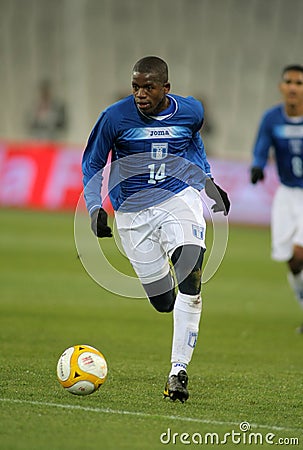 Honduran player Oscar Boniek Garcia Editorial Stock Photo