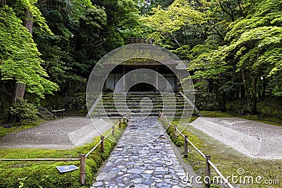 Honen-In, a Buddhist temple located in Kyoto, Japan Stock Photo