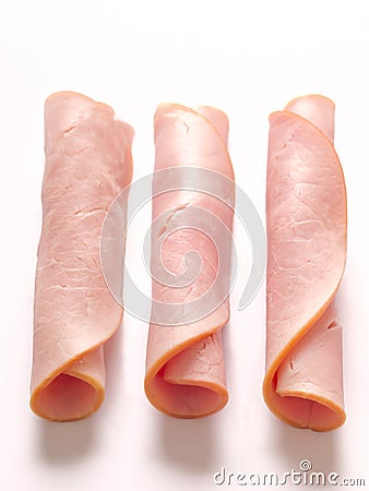 Honey baked ham Stock Photo