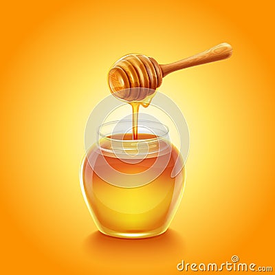 Honey Vector Illustration