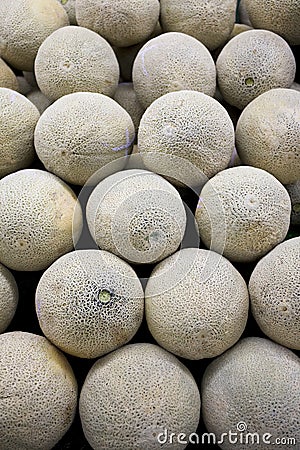 Honey Dew Melons for Sale Stock Photo