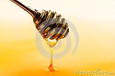 Honey dipper Stock Photo