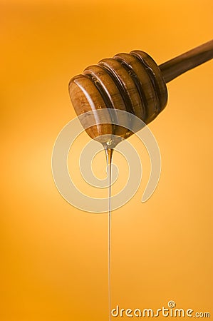 Honey dipper Stock Photo