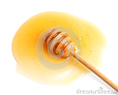 Honey dipper Stock Photo