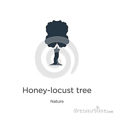 Honey-locust tree icon vector. Trendy flat honey-locust tree icon from nature collection isolated on white background. Vector Vector Illustration