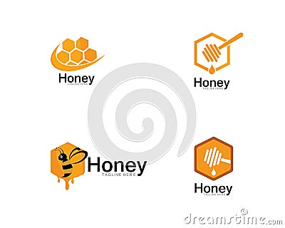 Honey Logo Template Design Vector, Emblem, Design Concept Vector Illustration