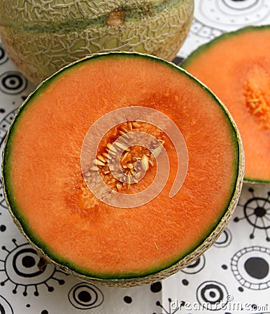 Honey Melon Stock Photo