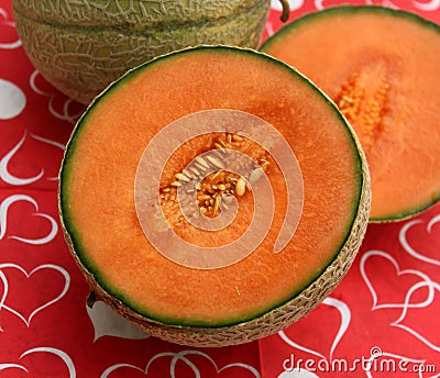 Honey Melon Stock Photo