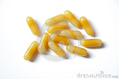 Honey milk yellow vitamin Stock Photo