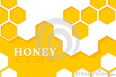 Honeycomb Background. Vector Illustration of Geometric Hexagons Vector Illustration