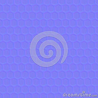 Honeycomb grid normal map texture and geometric hive hexagonal honeycombs 3d-rendering. Stock Photo