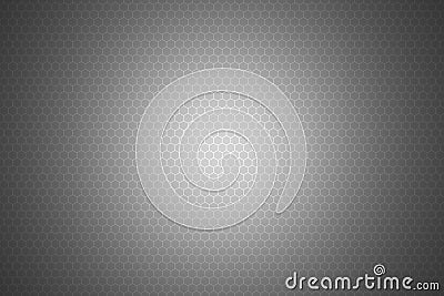 Honeycomb Grid tile random background or Hexagonal cell texture. in color white or gray or grey with difference border space. Stock Photo