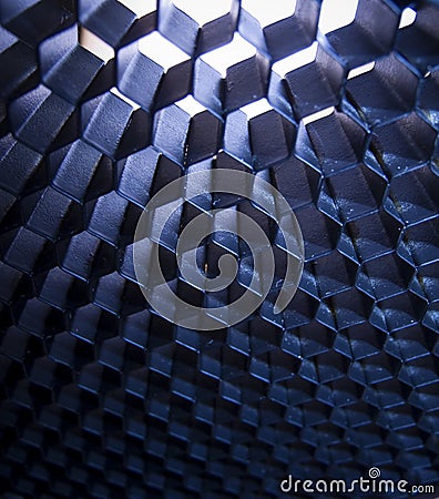 Honeycomb pattern Stock Photo
