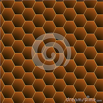 Honeycomb Pattern Vector Vector Illustration