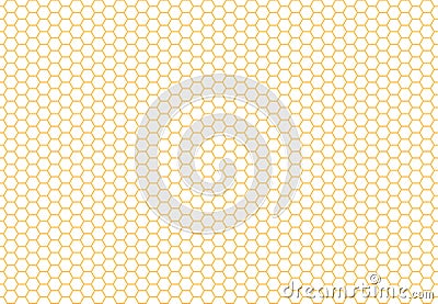 Honey bee comb background pattern. Honeycomb seamless background. Simple texture. hive bees wax Illustration. Vector print Stock Photo