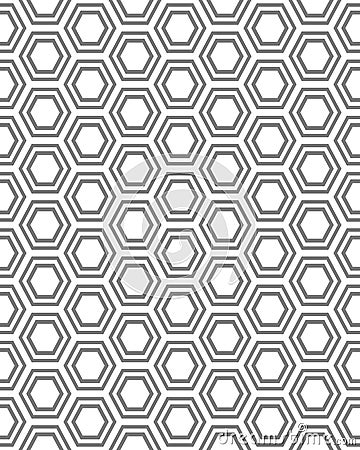 Honeycomb seamless pattern Cartoon Illustration